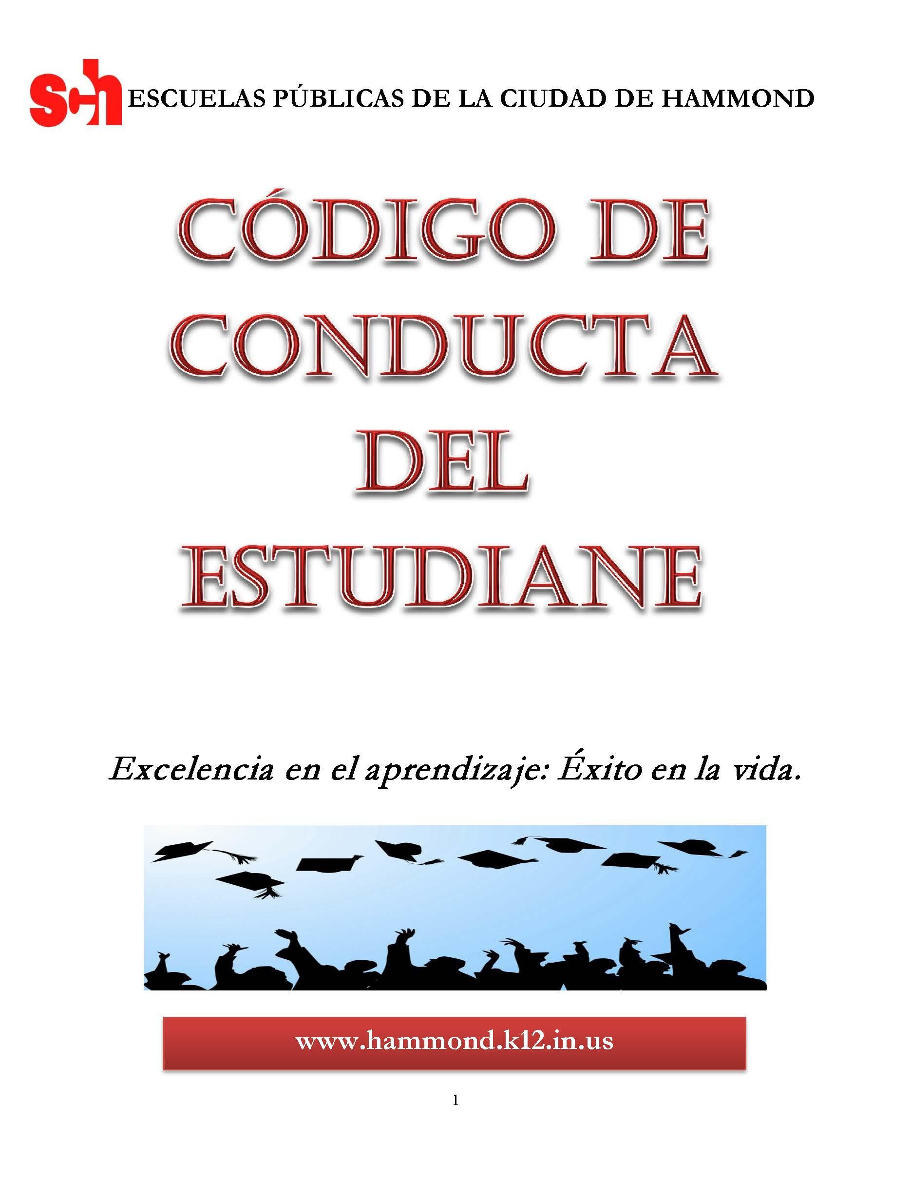 Student Code of Conduct 2019-2020 - Spanish